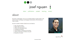 Desktop Screenshot of josefnguyen.net